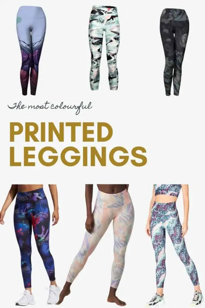 The most colourful printed leggings