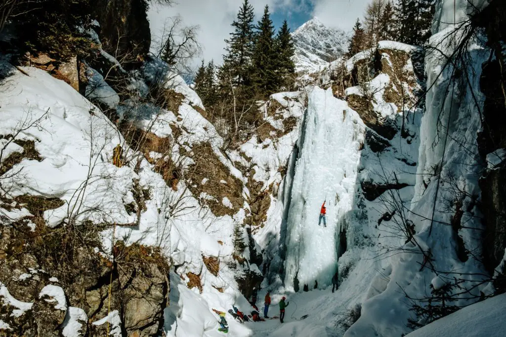 Ice climbing for beginners course in the Austrian Alps