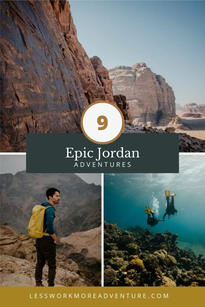9 adventures in Jordan