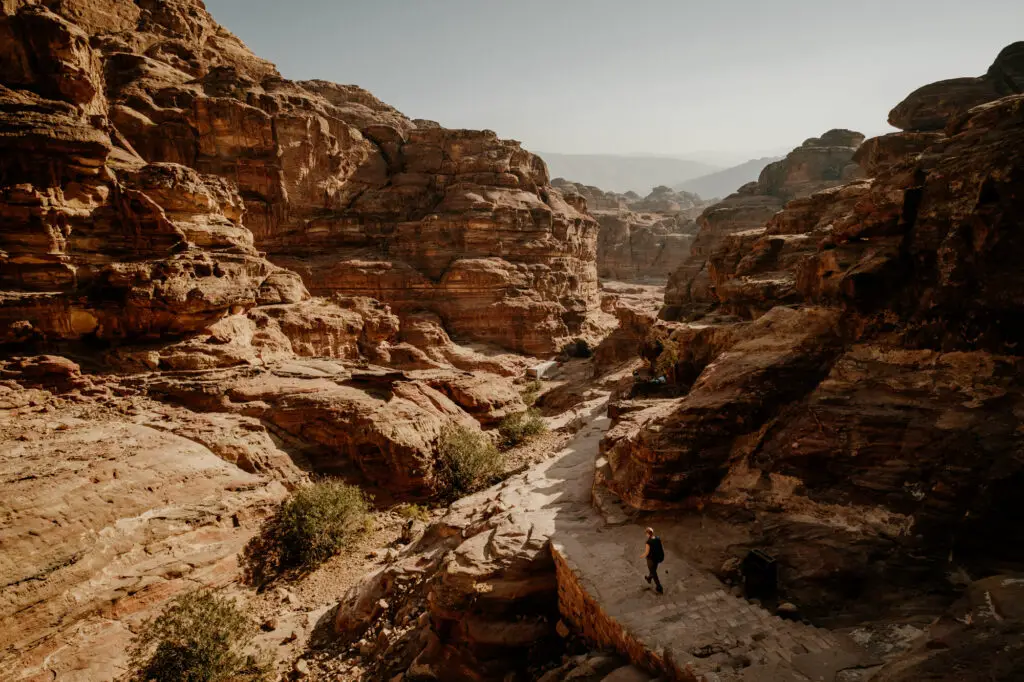 Monastery hiking trail in Petra